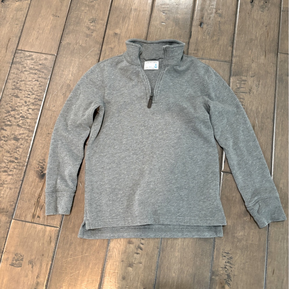 Crewcuts boys size 6-7 quarter zip sweater